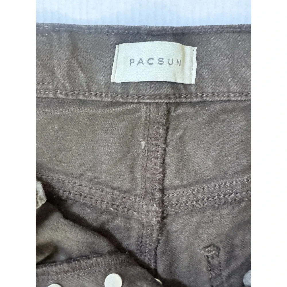 Pacsun Brown High‎ Rise Button Fly Dad Jeans in Women's Size 24